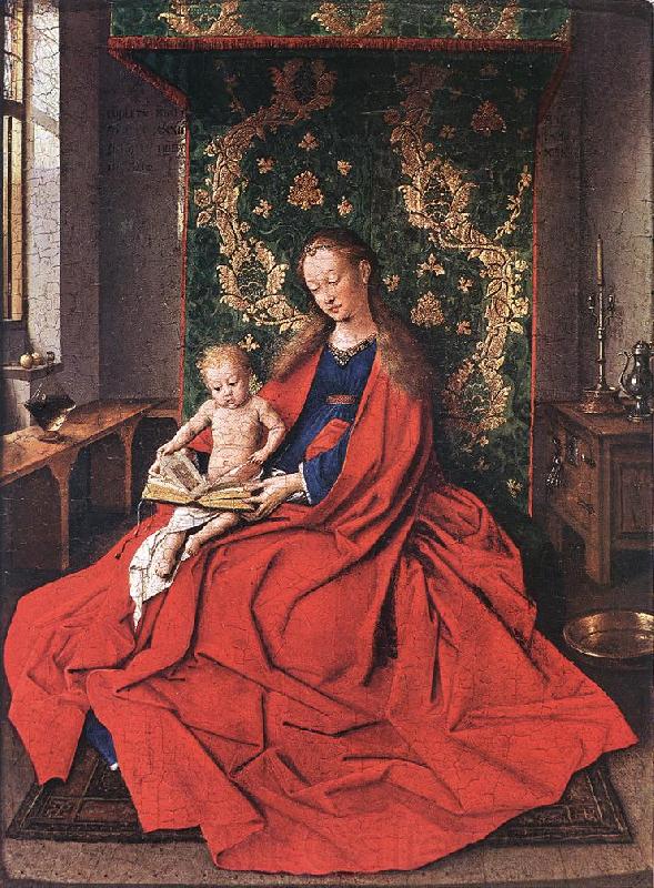 EYCK, Jan van Madonna with the Child Reading dfg Germany oil painting art